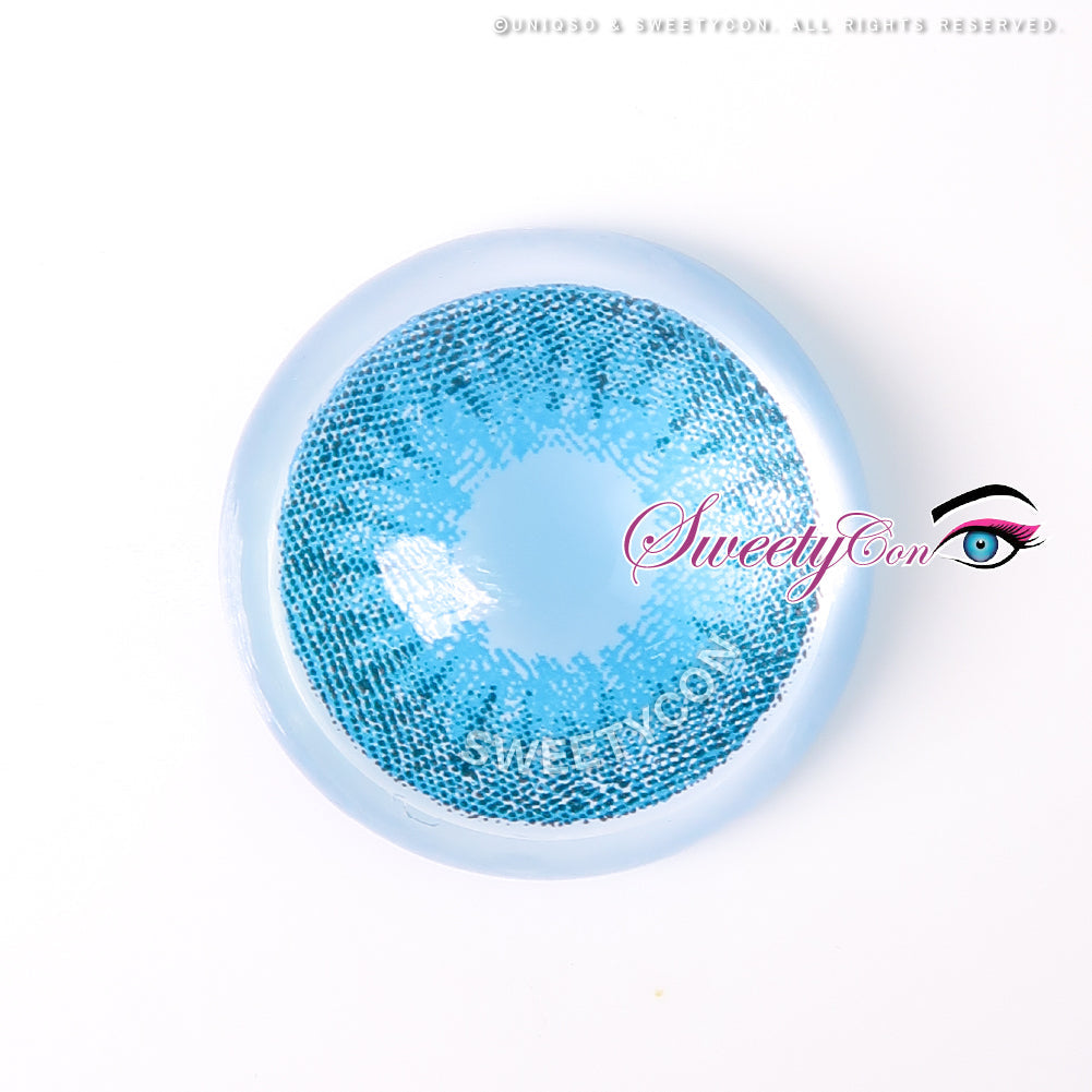 Sweety Mini Sclera Blue Devil (1 lens/pack)-Mini Sclera Contacts-UNIQSO UK
