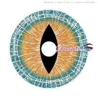Sweety Mini Sclera Brown Lizard (1 lens/pack)-Mini Sclera Contacts-UNIQSO UK