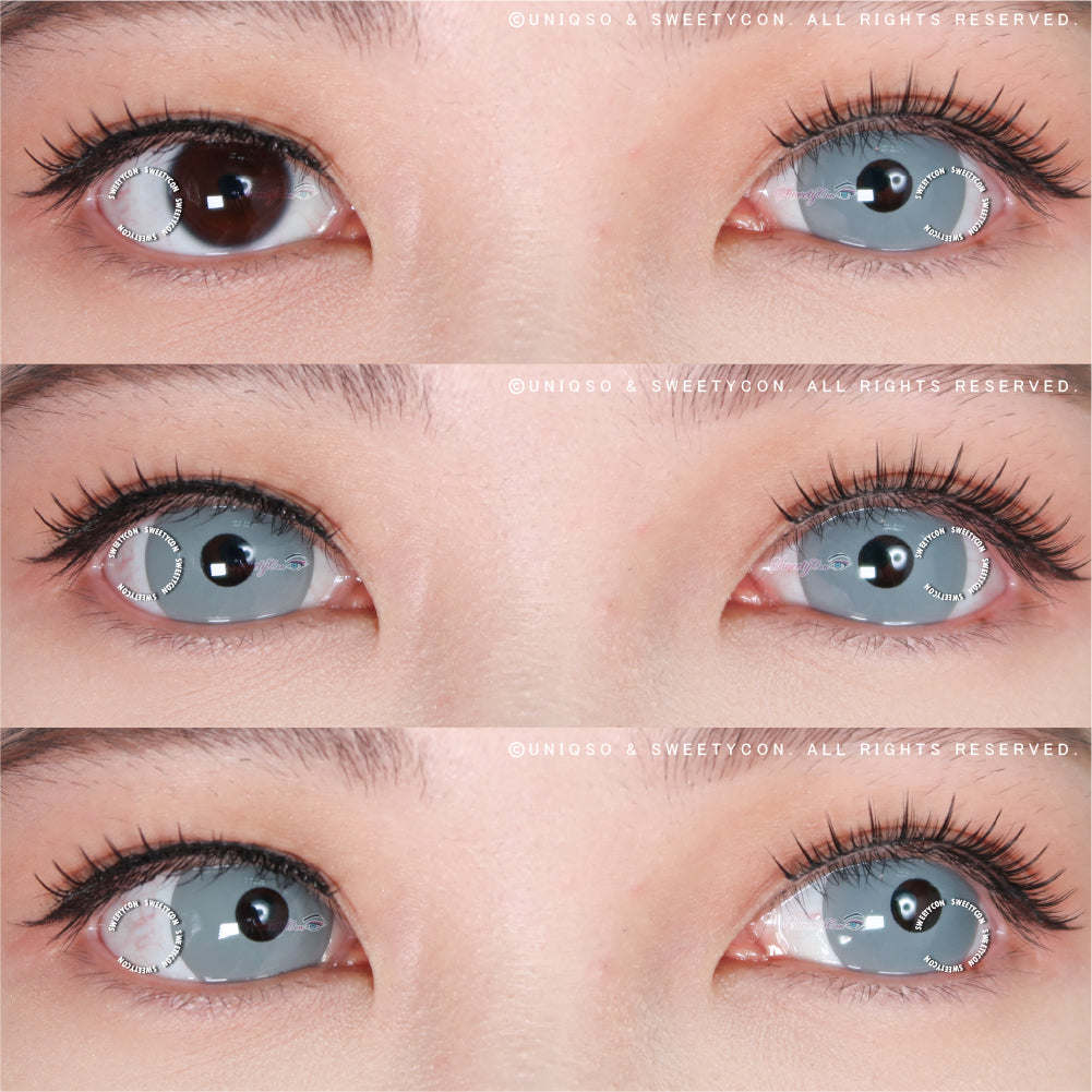 Sweety Mini Sclera Gray (1 lens/pack)-Mini Sclera Contacts-UNIQSO UK