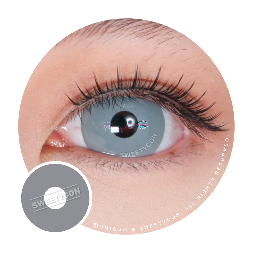 Sweety Mini Sclera Gray (1 lens/pack)-Mini Sclera Contacts-UNIQSO UK