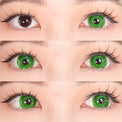 Sweety Mini Sclera Green Devil (1 lens/pack)-Mini Sclera Contacts-UNIQSO UK