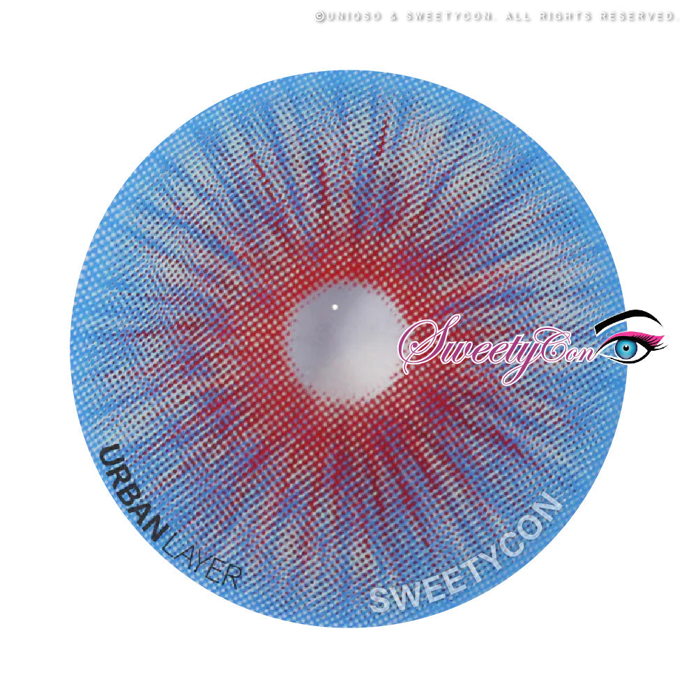Sweety Mini Sclera Mystic Flame (1 lens/pack)-Mini Sclera Contacts-UNIQSO UK