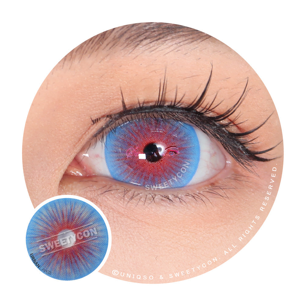 Sweety Mini Sclera Mystic Flame (1 lens/pack)-Mini Sclera Contacts-UNIQSO UK