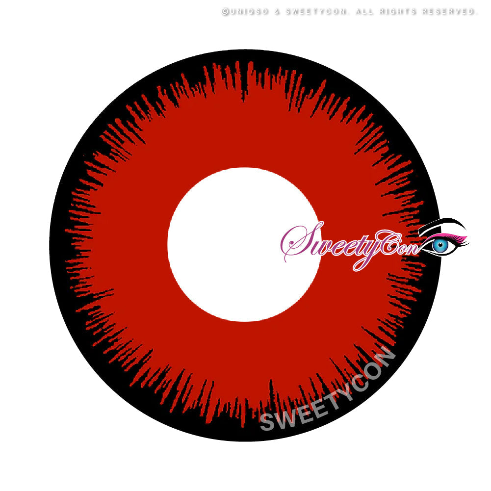 Sweety Mini Sclera Mystic Red (1 lens/pack)-Mini Sclera Contacts-UNIQSO UK