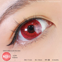 Sweety Mini Sclera Red Devil (1 lens/pack)-Mini Sclera Contacts-UNIQSO UK