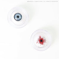 Sweety Mini Sclera Red Splash (1 lens/pack)-Mini Sclera Contacts-UNIQSO UK