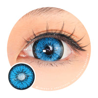 Sweety Mini Sclera Tokyo N Blue (1 lens/pack)-Mini Sclera Contacts-UNIQSO UK