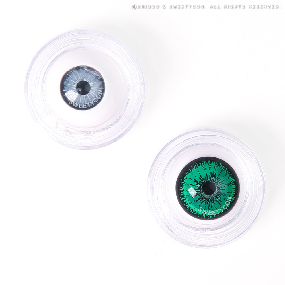 Sweety Mini Sclera Tokyo N Green(1 lens/pack)-Mini Sclera Contacts-UNIQSO UK