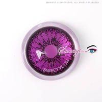 Sweety Mini Sclera Tokyo N Violet(1 lens/pack)-Mini Sclera Contacts-UNIQSO UK