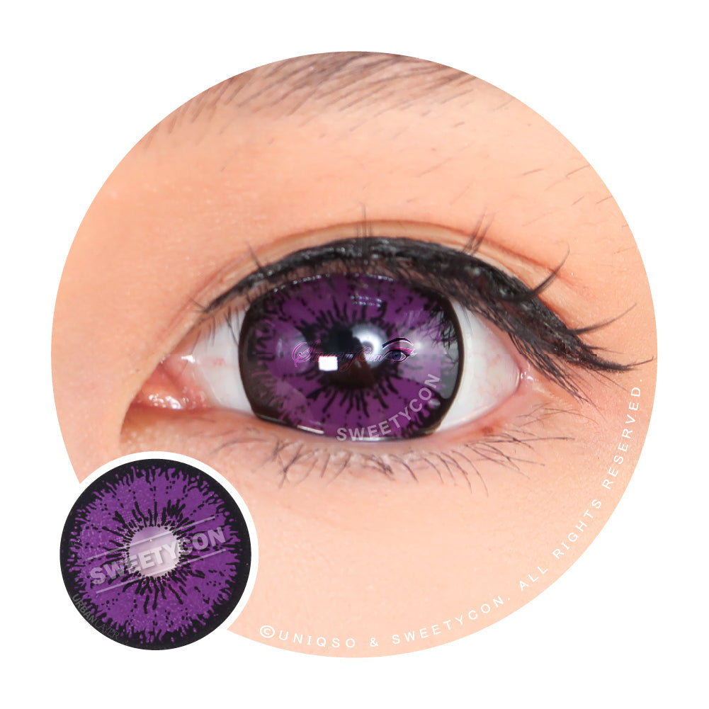 Sweety Mini Sclera Tokyo N Violet(1 lens/pack)-Mini Sclera Contacts-UNIQSO UK
