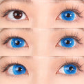 Sweety Mini Sclera UV Glow Blue (1 lens/pack)-Mini Sclera Contacts-UNIQSO UK