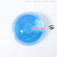 Sweety Mini Sclera UV Glow Blue (1 lens/pack)-Mini Sclera Contacts-UNIQSO UK