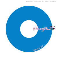Sweety Mini Sclera UV Glow Blue (1 lens/pack)-Mini Sclera Contacts-UNIQSO UK