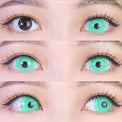 Sweety Mini Sclera UV Glow Green (1 lens/pack)-Mini Sclera Contacts-UNIQSO UK