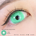 Sweety Mini Sclera UV Glow Green (1 lens/pack)-Mini Sclera Contacts-UNIQSO UK