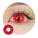 Sweety Mini Sclera UV Glow Red (1 lens/pack)-Mini Sclera Contacts-UNIQSO UK