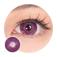 Sweety Mini Sclera Violet Devil (1 lens/pack)-Mini Sclera Contacts-UNIQSO UK