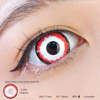 Sweety Mini Sclera White Monster (1 lens/pack)-Mini Sclera Contacts-UNIQSO UK