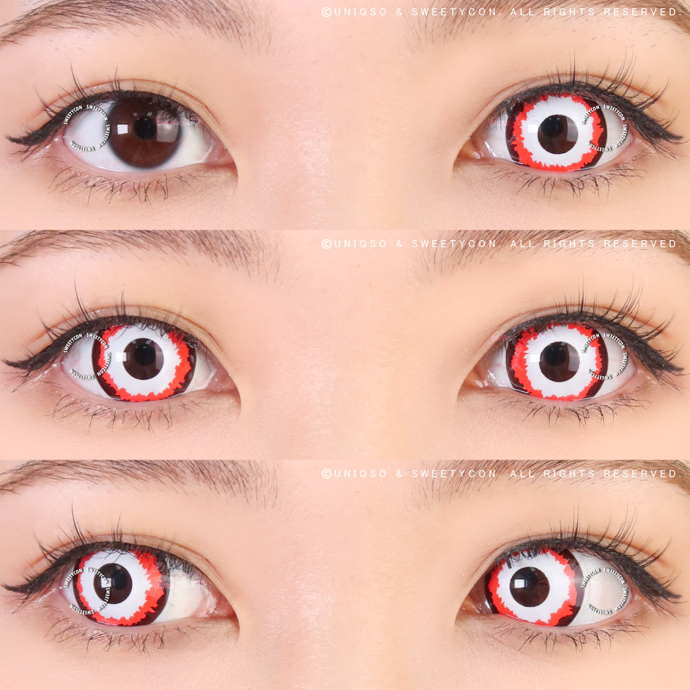 Sweety Mini Sclera White Monster (1 lens/pack)-Mini Sclera Contacts-UNIQSO UK
