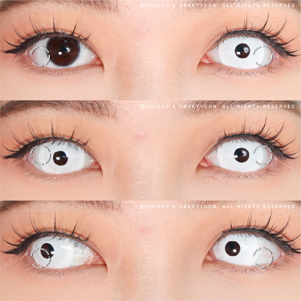 Sweety Mini Sclera White Out (1 lens/pack)-Mini Sclera Contacts-UNIQSO UK