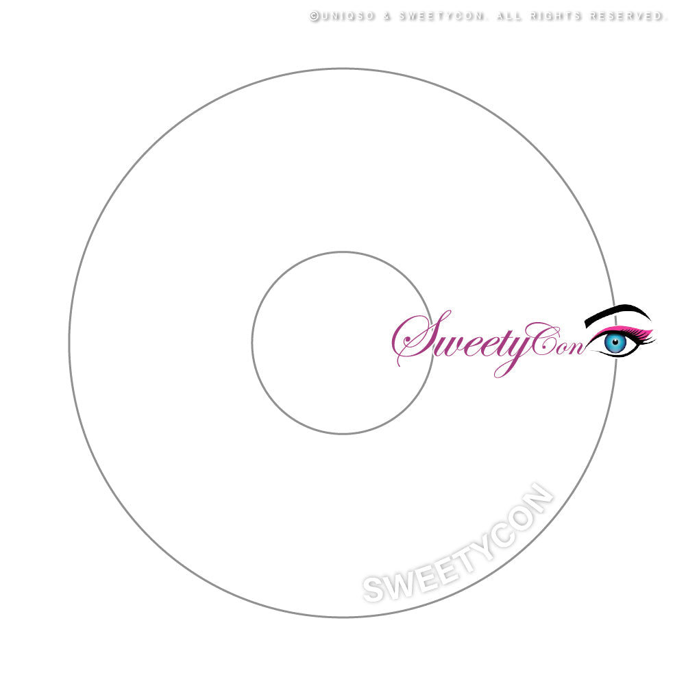 Sweety Mini Sclera White Out (1 lens/pack)-Mini Sclera Contacts-UNIQSO UK