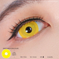 Sweety Mini Sclera Yellow (1 lens/pack)-Mini Sclera Contacts-UNIQSO UK
