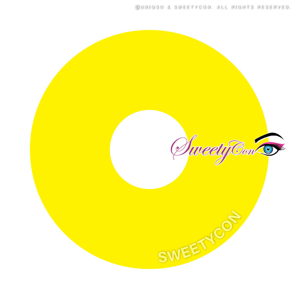 Sweety Mini Sclera Yellow (1 lens/pack)-Mini Sclera Contacts-UNIQSO UK