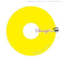 Sweety Mini Sclera Yellow (1 lens/pack)-Mini Sclera Contacts-UNIQSO UK
