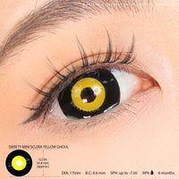 Sweety Mini Sclera Yellow Ghoul (1 lens/pack)-Mini Sclera Contacts-UNIQSO UK