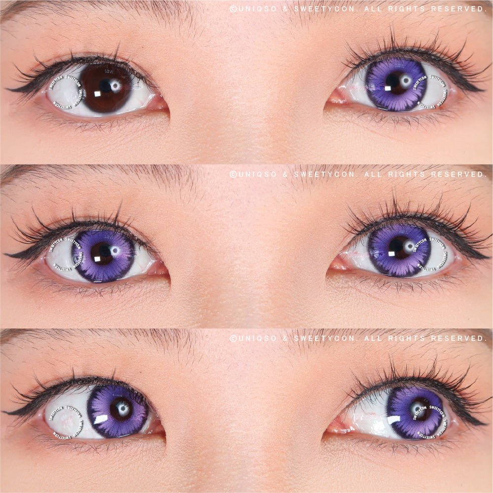 Sweety Mystic Wing Violet (1 lens/pack)-Colored Contacts-UNIQSO UK