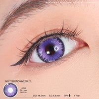 Sweety Mystic Wing Violet (1 lens/pack)-Colored Contacts-UNIQSO UK