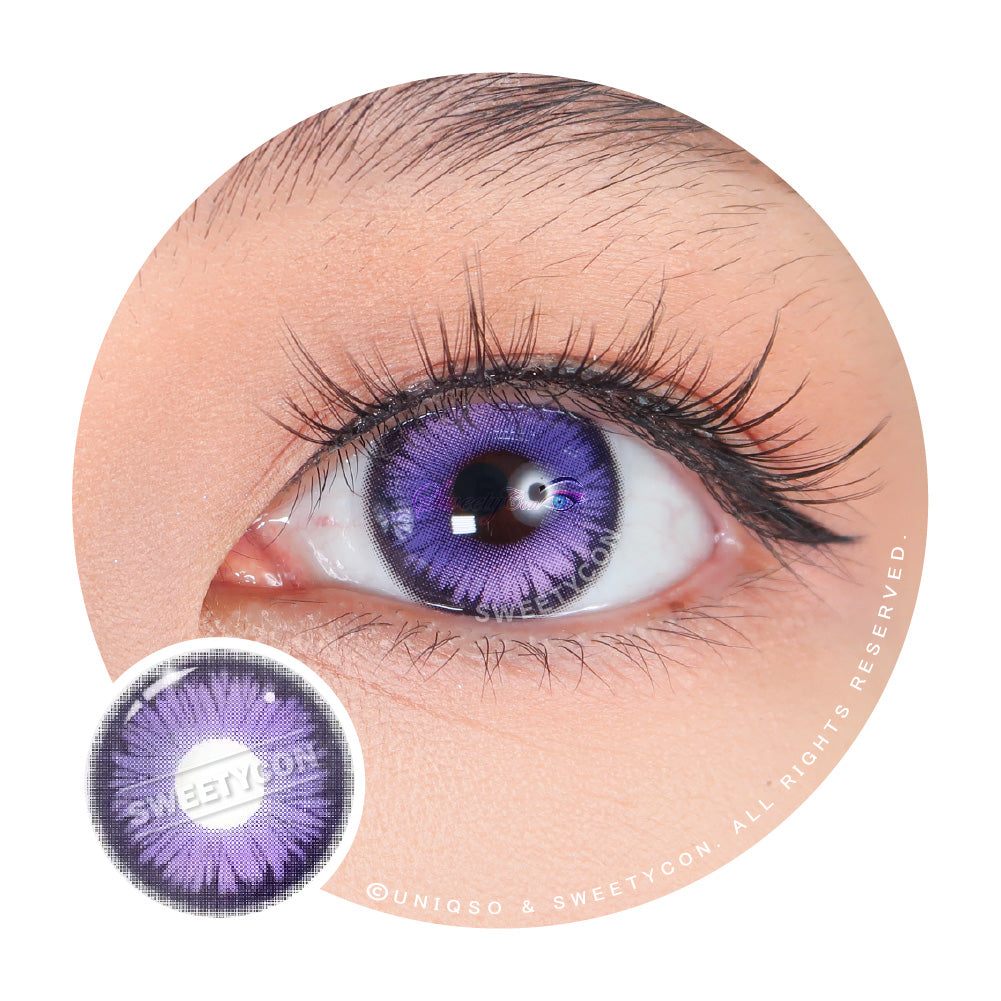 Sweety Mystic Wing Violet (1 lens/pack)-Colored Contacts-UNIQSO UK