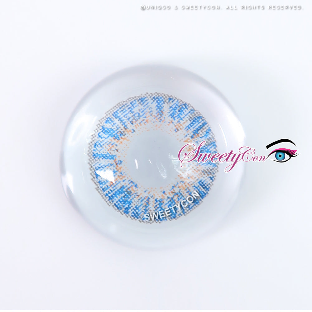 Sweety Ocean Blue Hazel (1 lens/pack)-Colored Contacts-UNIQSO UK