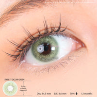 Sweety Ocean Green (1 lens/pack)-Colored Contacts-UNIQSO UK