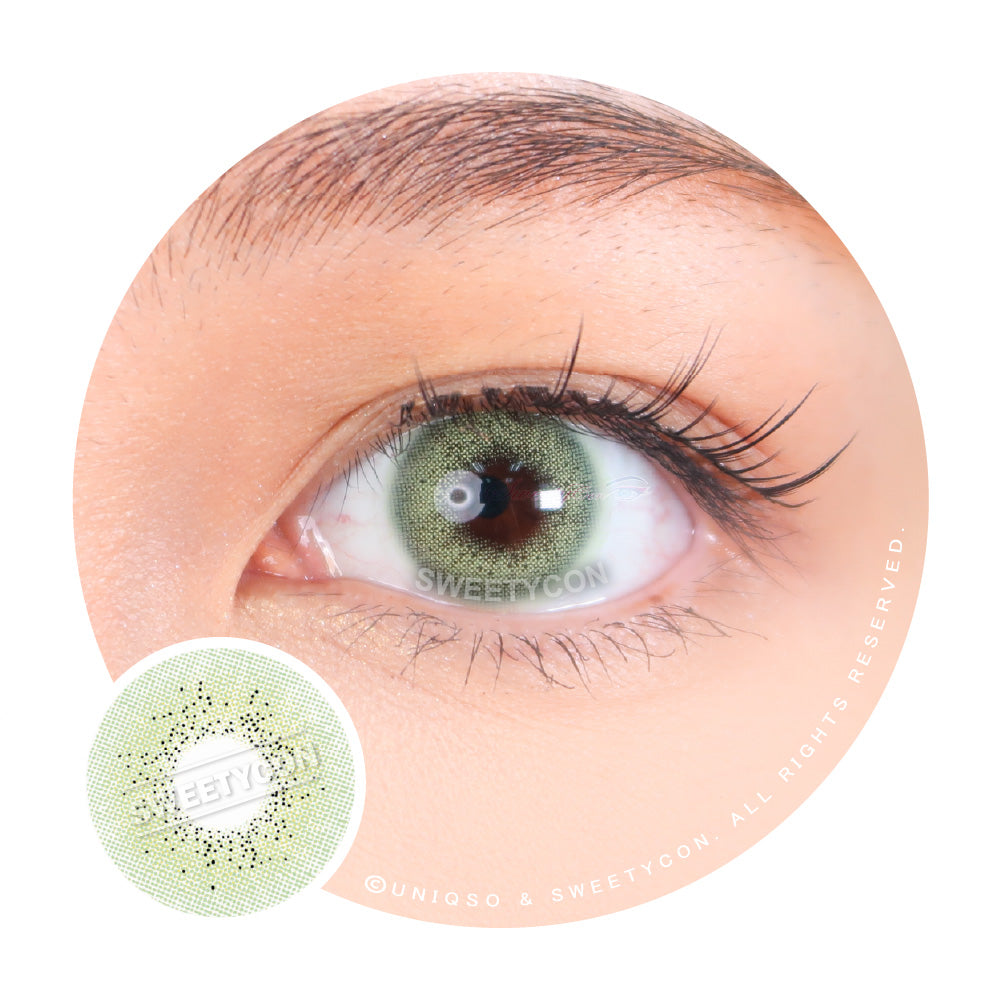 Sweety Ocean Green (1 lens/pack)-Colored Contacts-UNIQSO UK