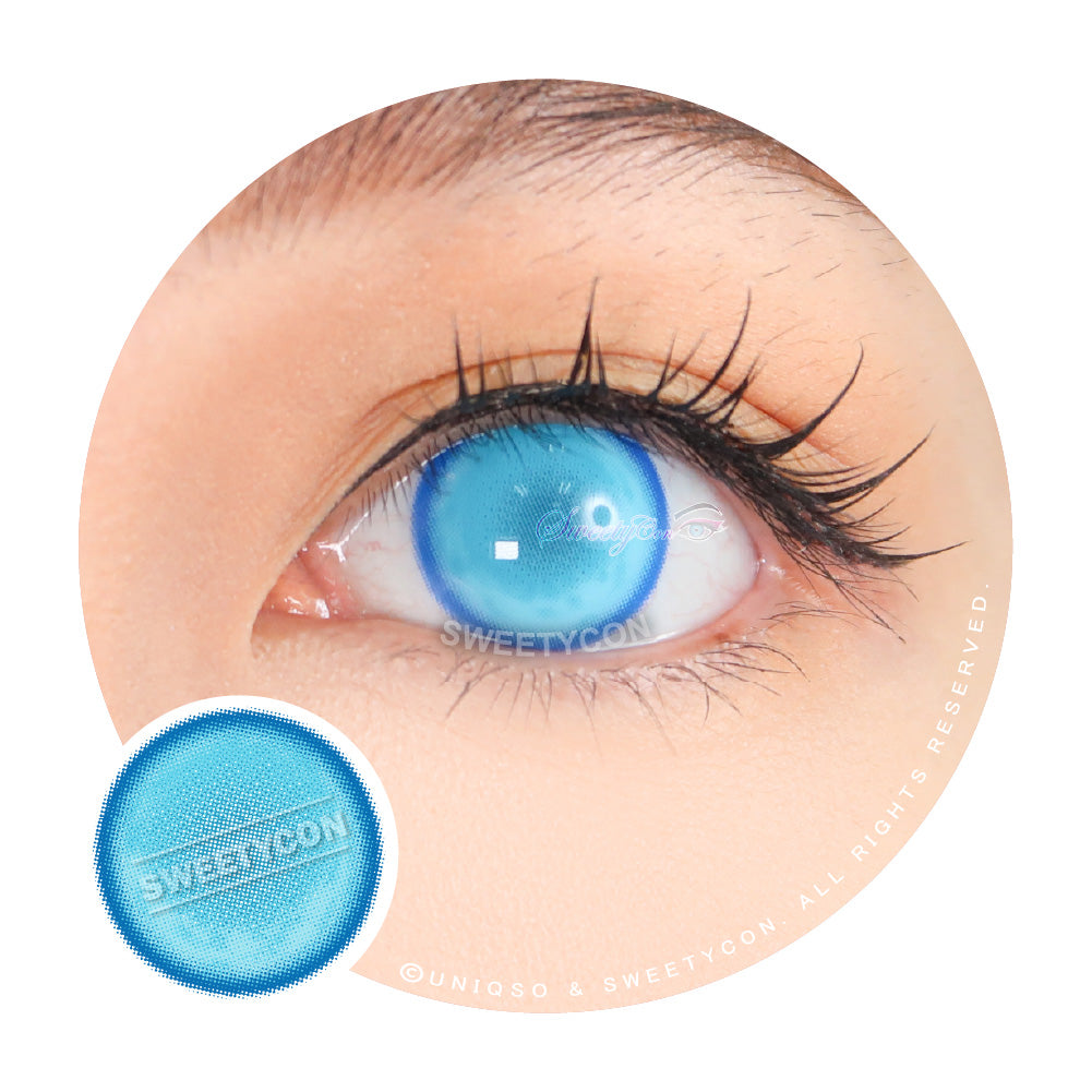 Sweety Paradise Blue (1 lens/pack)-Colored Contacts-UNIQSO UK