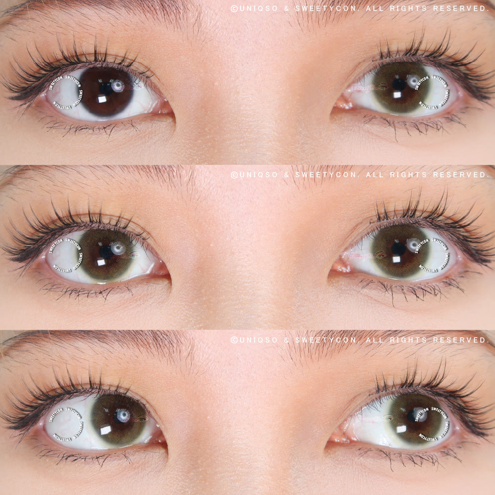 Sweety Polar Lights Yellow Green (1 lens/pack)-Colored Contacts-UNIQSO UK
