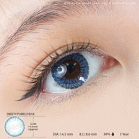 Sweety Pomelo Blue (1 lens/pack)-Colored Contacts-UNIQSO UK