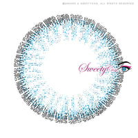 Sweety Pomelo Blue (1 lens/pack)-Colored Contacts-UNIQSO UK