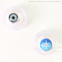Sweety Pop Star Blue (1 lens/pack)-Colored Contacts-UNIQSO UK