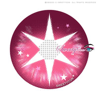 Sweety Pop Star Pink (1 lens/pack)-Colored Contacts-UNIQSO UK