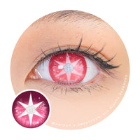 Sweety Pop Star Pink (1 lens/pack)-Colored Contacts-UNIQSO UK