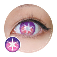 Sweety Pop Star Violet (1 lens/pack)-Colored Contacts-UNIQSO UK