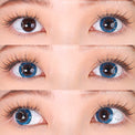 Sweety Poppy Blue (1 lens/pack)-Colored Contacts-UNIQSO UK