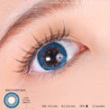 Sweety Poppy Blue (1 lens/pack)-Colored Contacts-UNIQSO UK