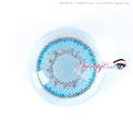 Sweety Poppy Blue (1 lens/pack)-Colored Contacts-UNIQSO UK