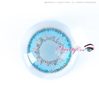 Sweety Poppy Blue (1 lens/pack)-Colored Contacts-UNIQSO UK