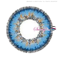 Sweety Poppy Blue (1 lens/pack)-Colored Contacts-UNIQSO UK