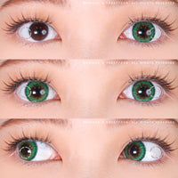 Sweety Poppy Green (1 lens/pack)-Colored Contacts-UNIQSO UK