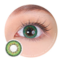 Sweety Poppy Green (1 lens/pack)-Colored Contacts-UNIQSO UK